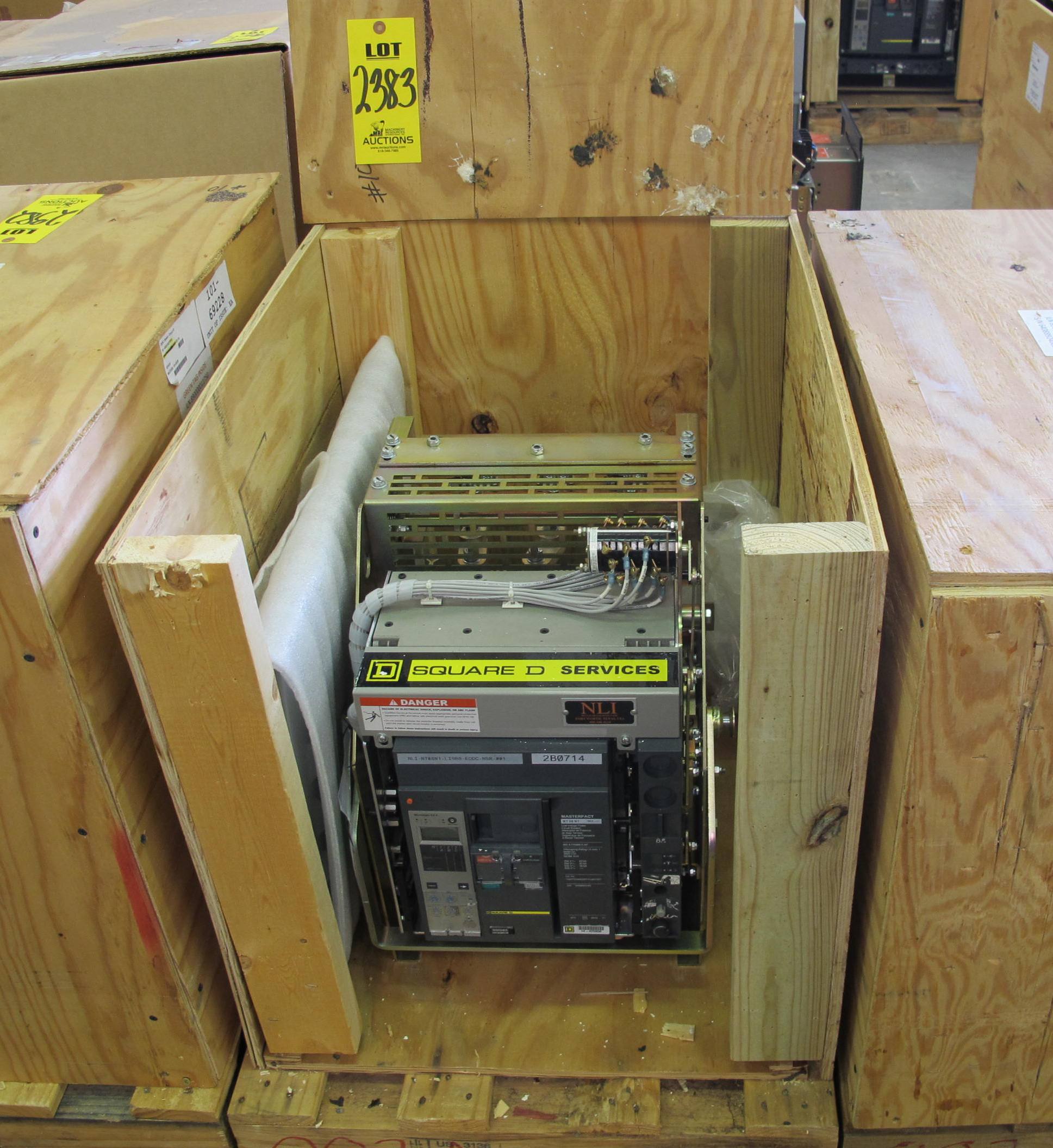 BREAKER, CIRCUIT, 600 FRAME AMP RATING, MASTERPACT NT 08N1 KIND, 3 POLE, 480 VOLT RATING SQUARE D DIRECT REPLACEMENT FOR NSR ABB K-600S INCLUDES ONE NEW 18" DOOR, MOUNTS USING EXISTING HINGES > CONTINUOUS CURRENT: 600A > INTERRUPTING RATING: 30KA @ 535VAC > 125VDC OPERATED > MICROLOGIC TRIP UNIT 5.0A > 800A SENSOR > 400A SENSOR PLUG > 18" DOOR, PART # NLI-NT08N1-LISB8-EODC-NSR-001 (W-44) LOADING & HANDLING FEE $15-